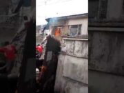 Fire Outbreak That Occurred At No. 24/26 Itapeju Street, Apapa Lagos.