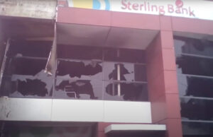 Tanker Drivers On Rampage, Set Sterling Bank Ablaze