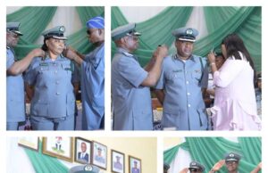 Nigeria Customs Zone ‘A’ Decorates Newly Promoted Officers