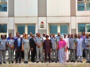 Customs Collaborates with NESREA on Environmental Protection, Partners UNODC on Fight Against Drug Smuggling, Organized Crime NESREA representatives and the CGC, Adewale Adeniyi