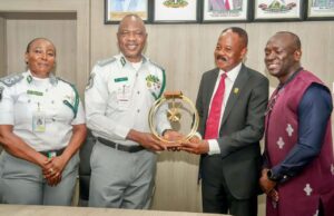 NECA Commends Nigeria Customs Service on Trade Facilitation Reforms CGS and NECA representatives