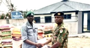 Navy Hands Over 372 bags of Smuggled Rice in Badagry to Customs