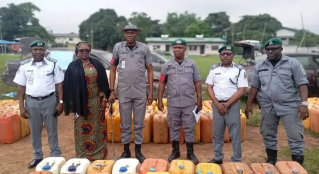 Customs, NMDPRA Auction 20,500 Litres of Seized Petrol in Lagos Customs