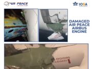 NAHCO Equipment Damages Another Air Peace Aircraft, Reviving Concerns Over Repeated Ground Handling Incidents Airpeace damaged aircraft