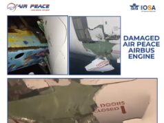 NAHCO Equipment Damages Another Air Peace Aircraft, Reviving Concerns Over Repeated Ground Handling Incidents Airpeace damaged aircraft