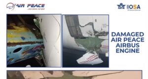 NAHCO Equipment Damages Another Air Peace Aircraft, Reviving Concerns Over Repeated Ground Handling Incidents Airpeace damaged aircraft
