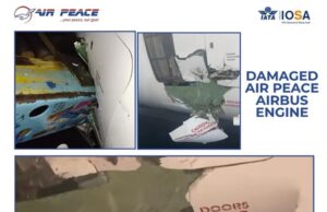 NAHCO Equipment Damages Another Air Peace Aircraft, Reviving Concerns Over Repeated Ground Handling Incidents Airpeace damaged aircraft